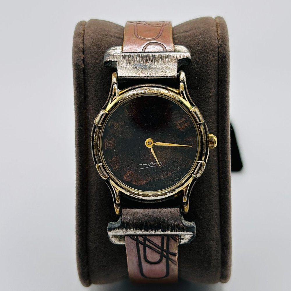 Handcrafted Copper Art Watch by Milieris, Watchcraft, Limited Edition